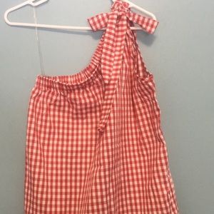 Elan one shoulder top